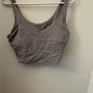 Gray Sports Bra